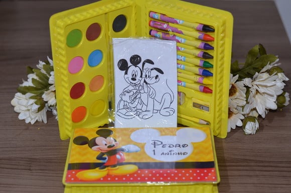 Estojo de Pintura 30 Peças Mickey