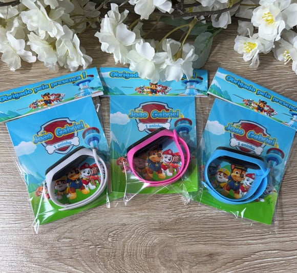 Relógio Digital Infantil Personalizado Patrulha Canina