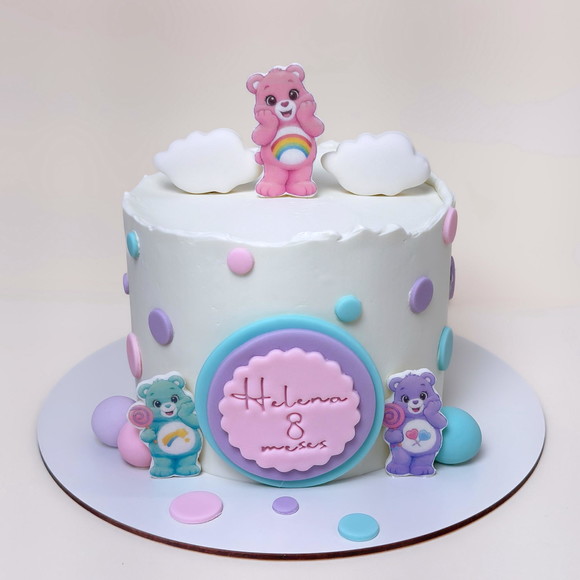 Bolo Aniversário Ursinhos Carinhosos