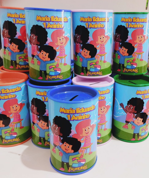 Cofrinhos Personalizados " 3 Palavrinhas"