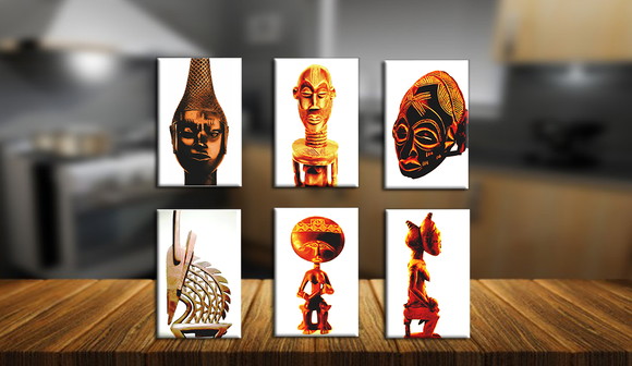 Imã Dècor Estátuas Africanas Antigas