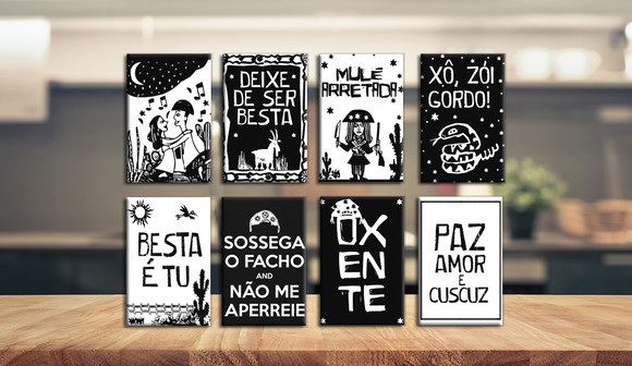 Imã Decor Qualidade Gente que Ama o Nordeste Brasil