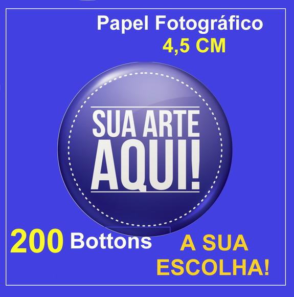 200 Botons 4,5cm Broche Botton Personalizado