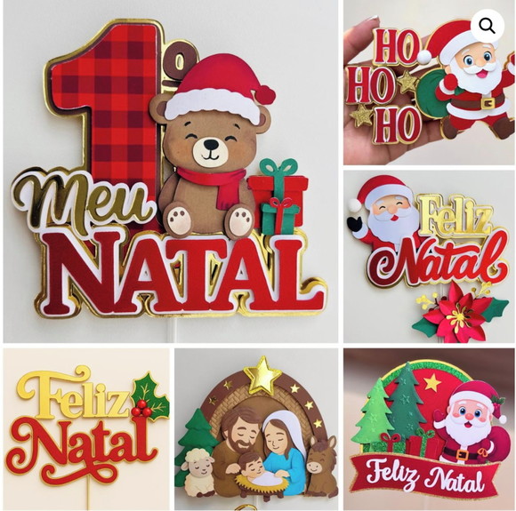 Arquivo | Pacote 15 Topos Natal 2025 | Studio, pdf e Svg