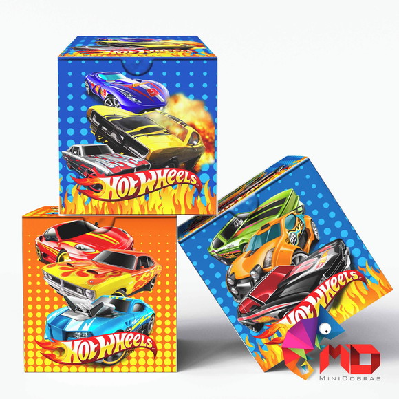 Caixa Cubo Hot Wheels