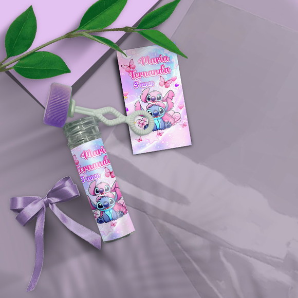 Bolha de Sabão - Stitch Personalizado