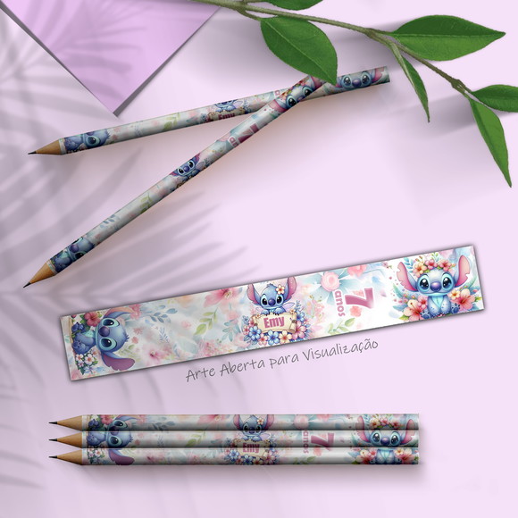 Lápis - Stitch Personalizado