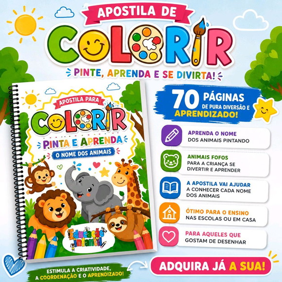 Caderno de Colorir/apostila