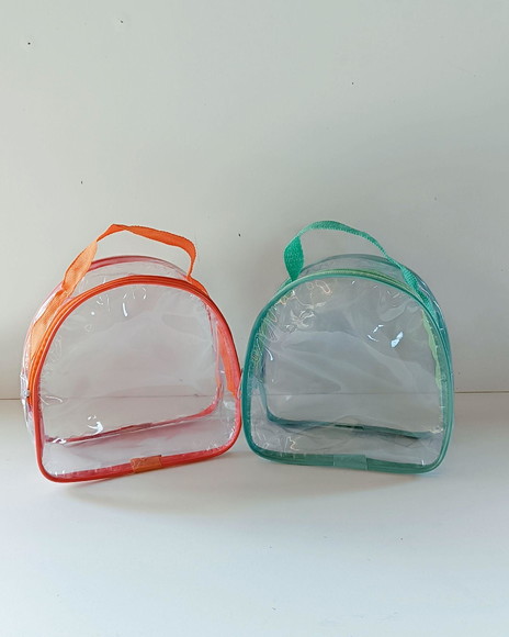 Bolsa Nescesser de Plástico Transparente Personalizada