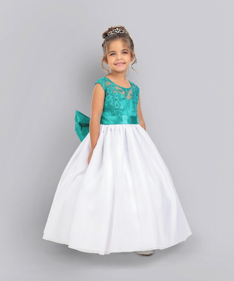 Vestido Infantil Princesa Daminha Modelo Clarice com Armação