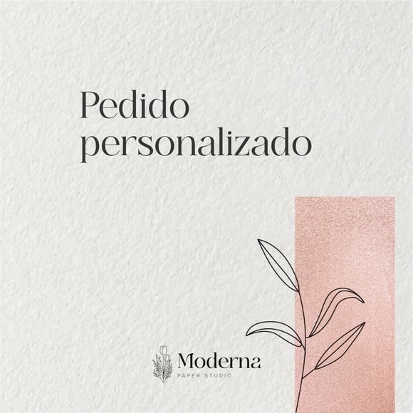 Pedido Personalizado - Natalie Campos