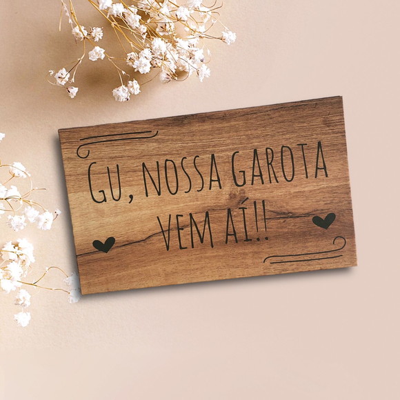 Placa para Casamento - Daminhas / Pajens