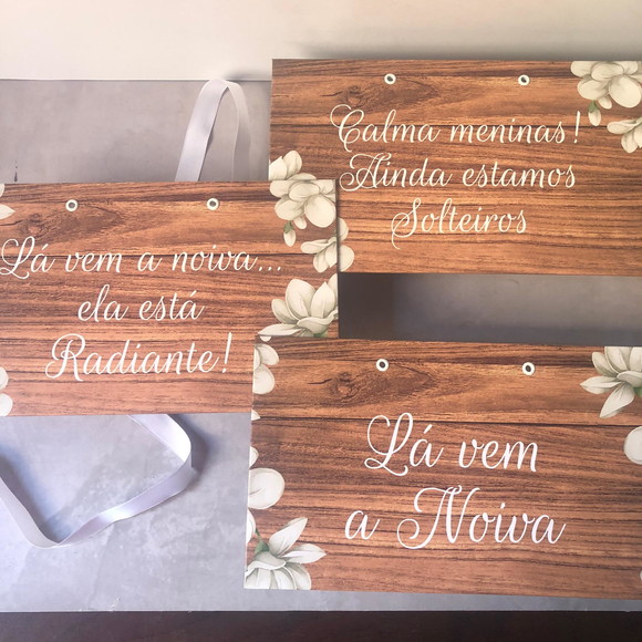 Placa Para Casamento - Daminhas / Pajens