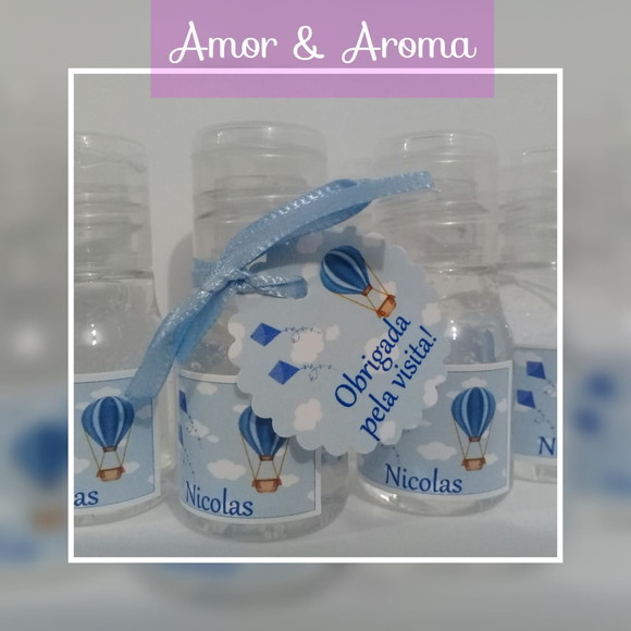 Alcool Gel Aroma e com Tag Grátis