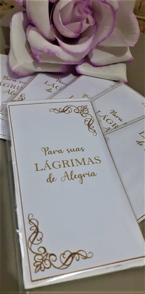 Lembrancinha Casamento Lenços Personalizados Kit