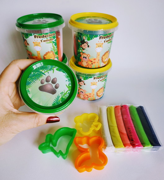Pote de Massinha Personalizada