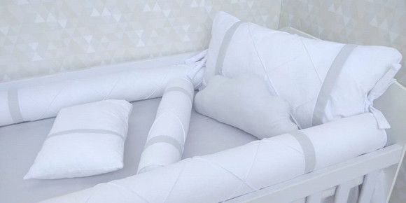 kit berço branco
