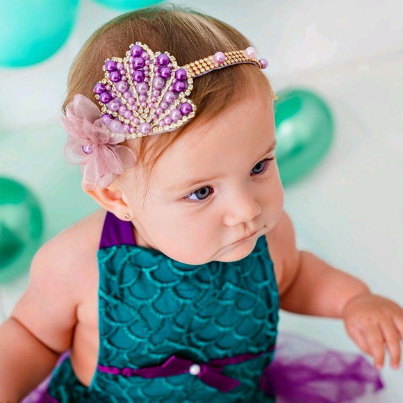Faixa para Bebe Sereia do Mar