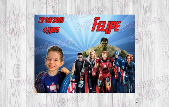 Imã de Geladeira - Avengers - Vingadores