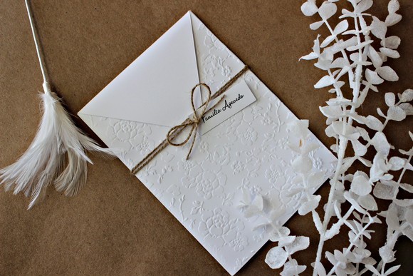 Envelope Convite de Casamento Pronta Entrega 15,3x21,3