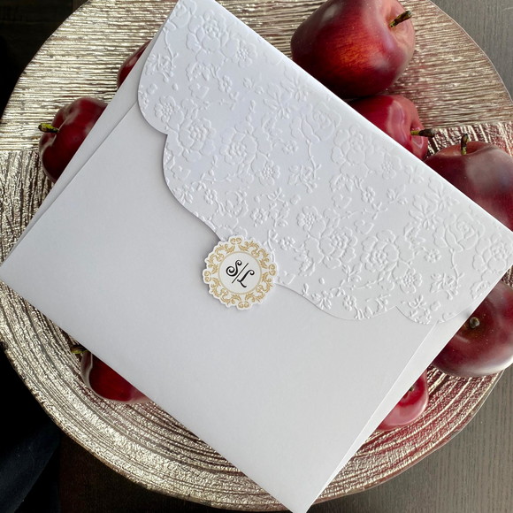 Envelope para Convite 15x15 cm Monograma