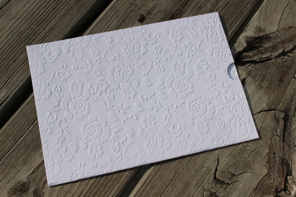 Envelope para Convite Casamento 15x21,5 cm Floral