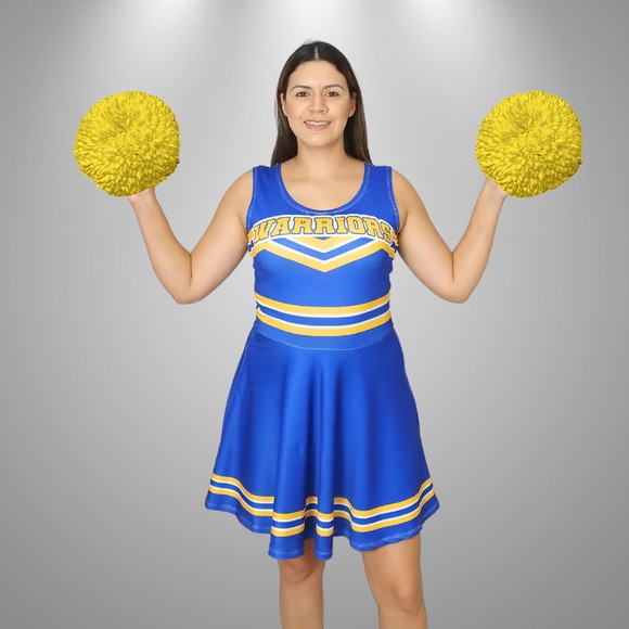 Vestido Adulto Cosplay Líder de Torcida Envio Imediato