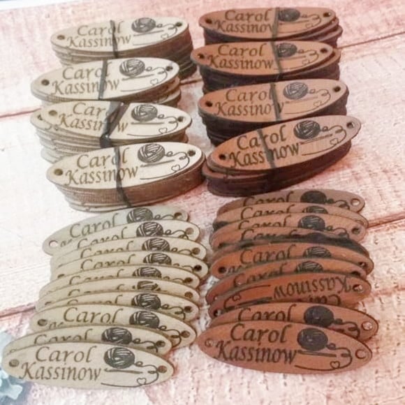 100 Etiquetas Personalizadas em Couro Sintético!!! Oval