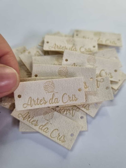 100 Etiquetas Tecido Premium para Toalhas,roupas,crochês!