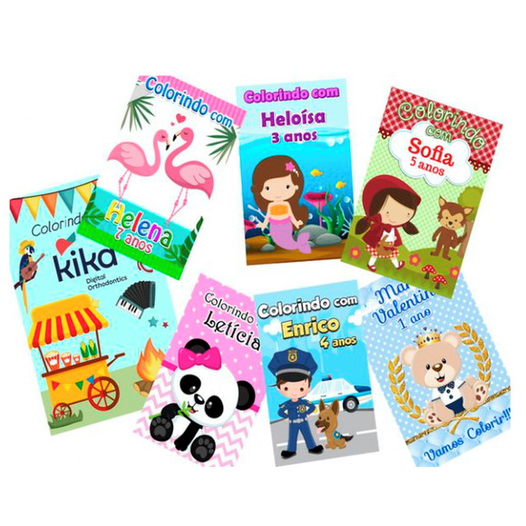 Lembrancinhas Revistas para Colorir 14x10cm