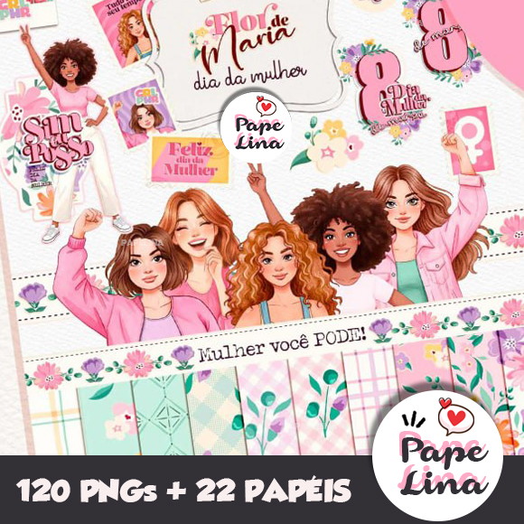 Kit Digital Dia das Mulheres