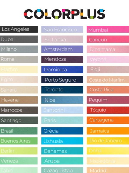 Papel Color Plus 80g A4 100 Folhas