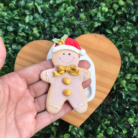 Molde de Silicone Confeitaria e Biscuit Biscoito Ginger 2037