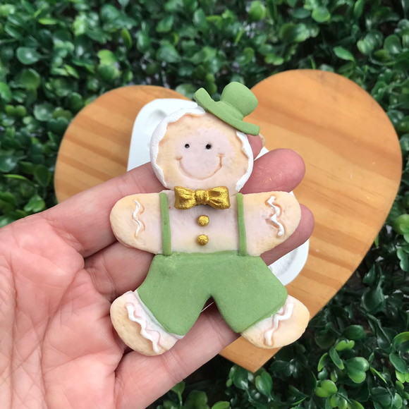 Molde de Silicone Confeitaria e Biscuit Biscoito Ginger