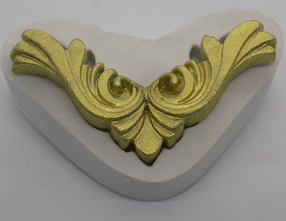 PM265 MOLDE DE SILICONE ARABESCO ORNAMENTAL