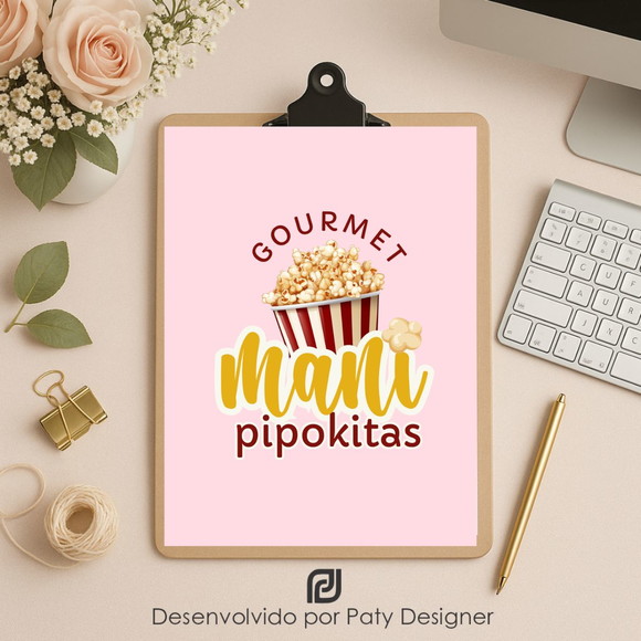 Logomarca para Pipoca Gourmet