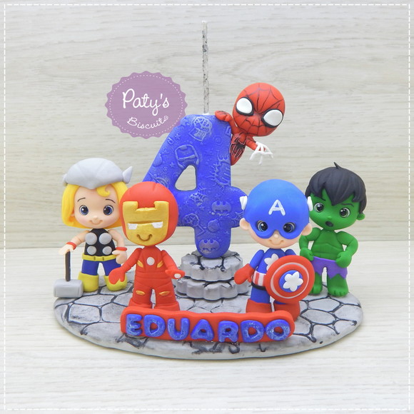 Topo Cenário Vingadores / Super Heróis