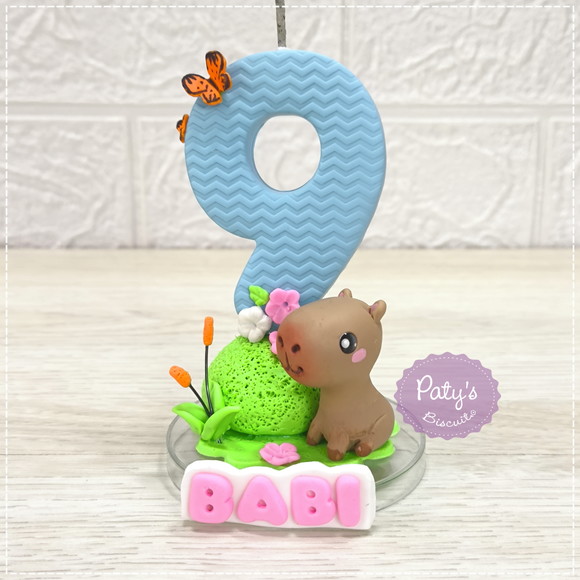 Vela Decorada Capivara