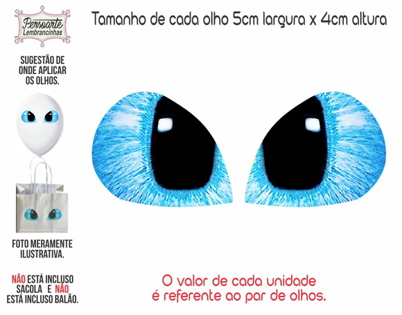 Adesivo do Olho Fúria da Luz - Como Treinar o Seu Dragão