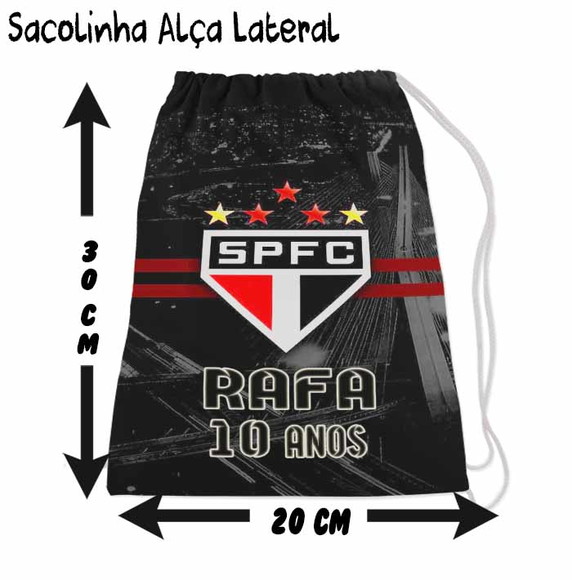 Mochilinha Aniversario Festa Futebol São Paulo