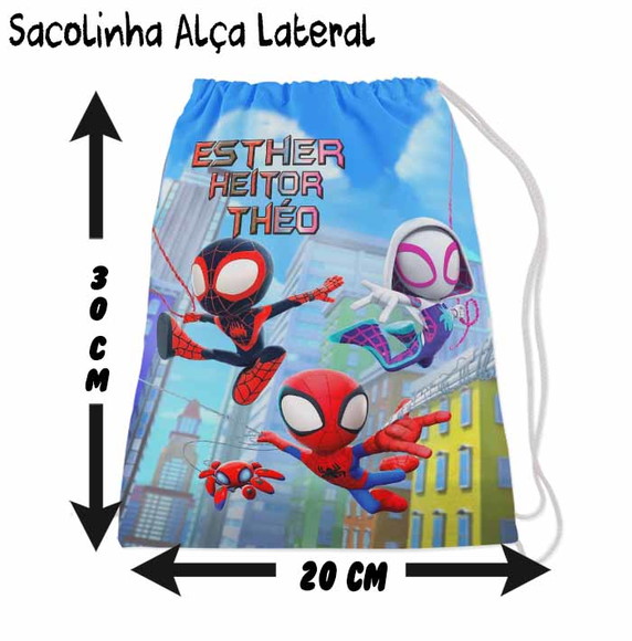 Mochilinha Aniversario Festa Homem Aranha Spidey