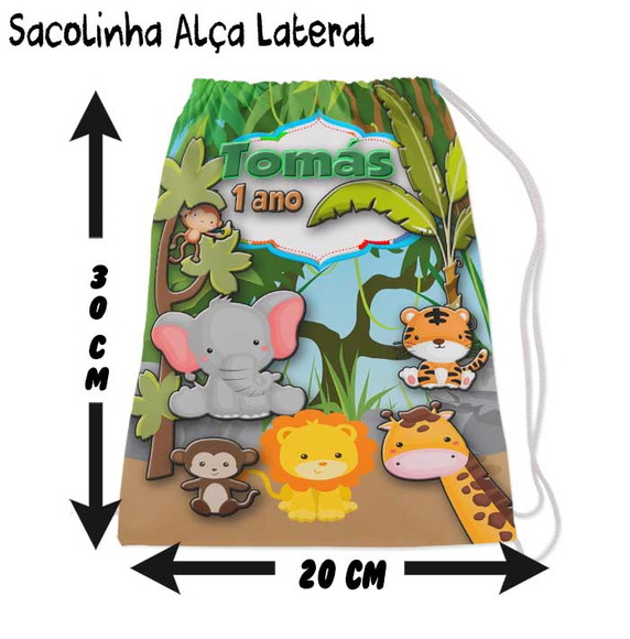 Mochilinha Aniversario Festa Safari Baby