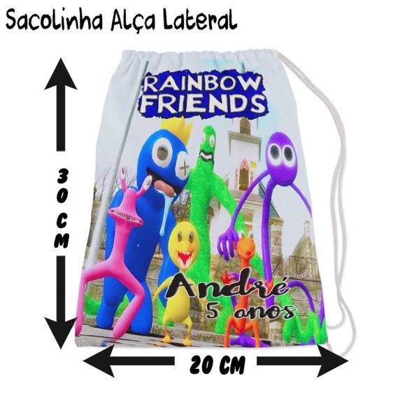 Mochilinha Aniversario Rainbow Friends