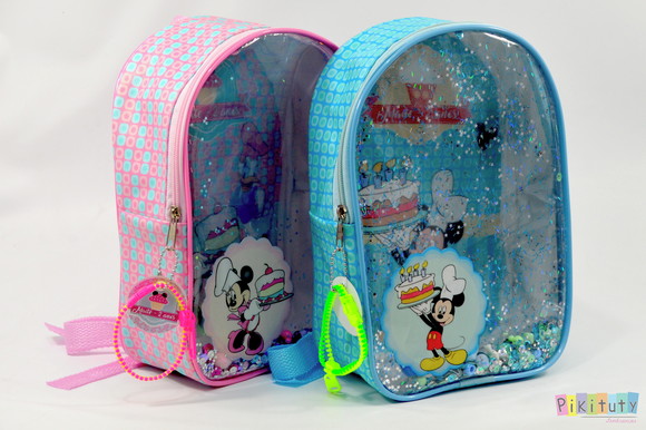 Mochila Aquário Luxo - Minnie e Mickey Confeitaria