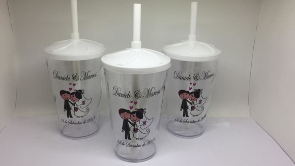 Copo Twister 500ml Personalizado C/tampa
