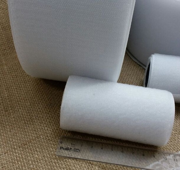 28 mts fecho contato bem largo 10 cm larg - branco