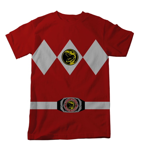 Camiseta Power Rangers - Vermelho