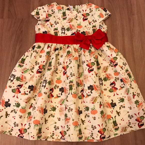 Vestido Infantil Chapeuzinho Vermelho