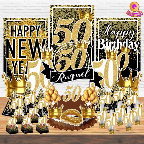 Kit 50 Anos para Sua Festa!
