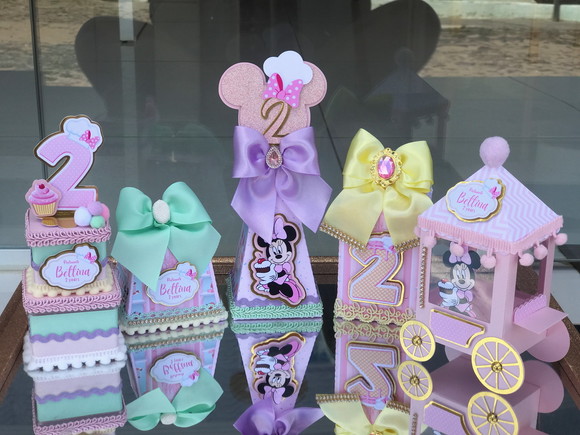Kit Festa Minnie Confeiteira Luxo - 20 Itens